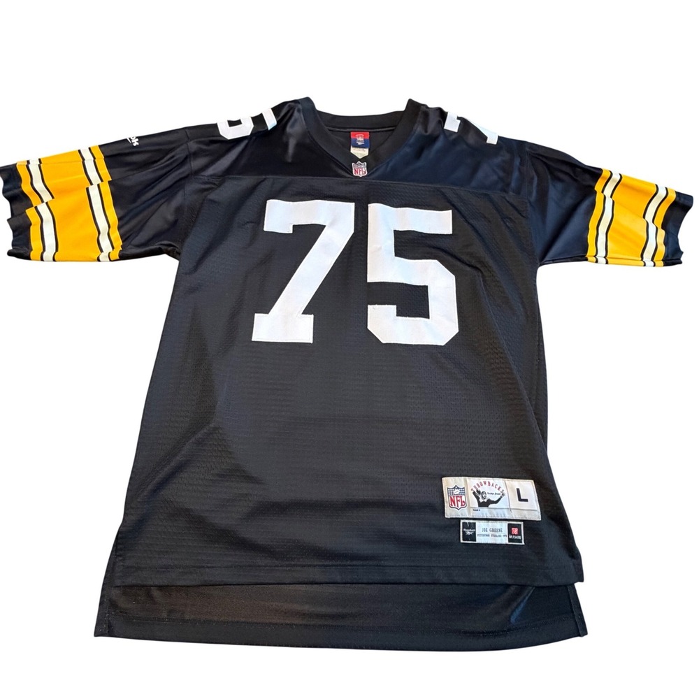 NFL‎ Pittsburgh Steelers Joe Greene 75 Throwback Jersey Mens Large